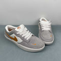 Nike SB Force Sneakers – Grey, White & Gold