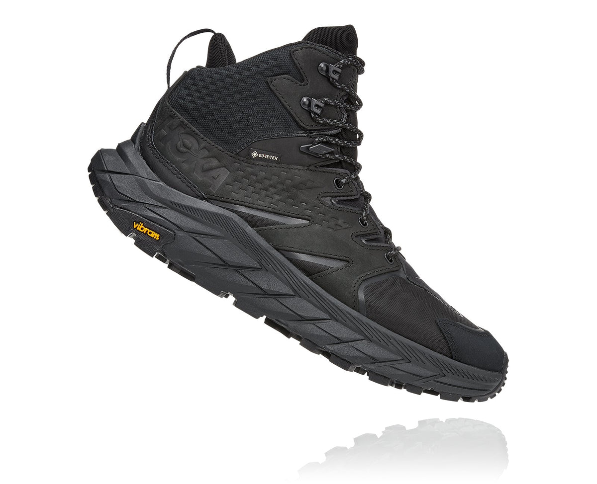Hoka Mens Anacapa Mid GTX - Black/Black (1122018-BBLC)