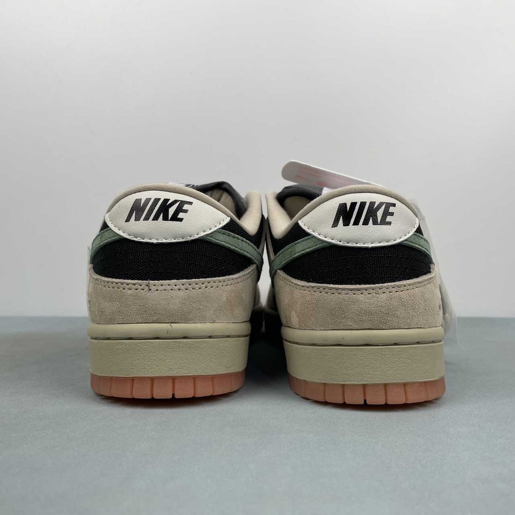 Nike Dunk Low Sneakers - Beige, Black & Sage Green  HJ0367-200