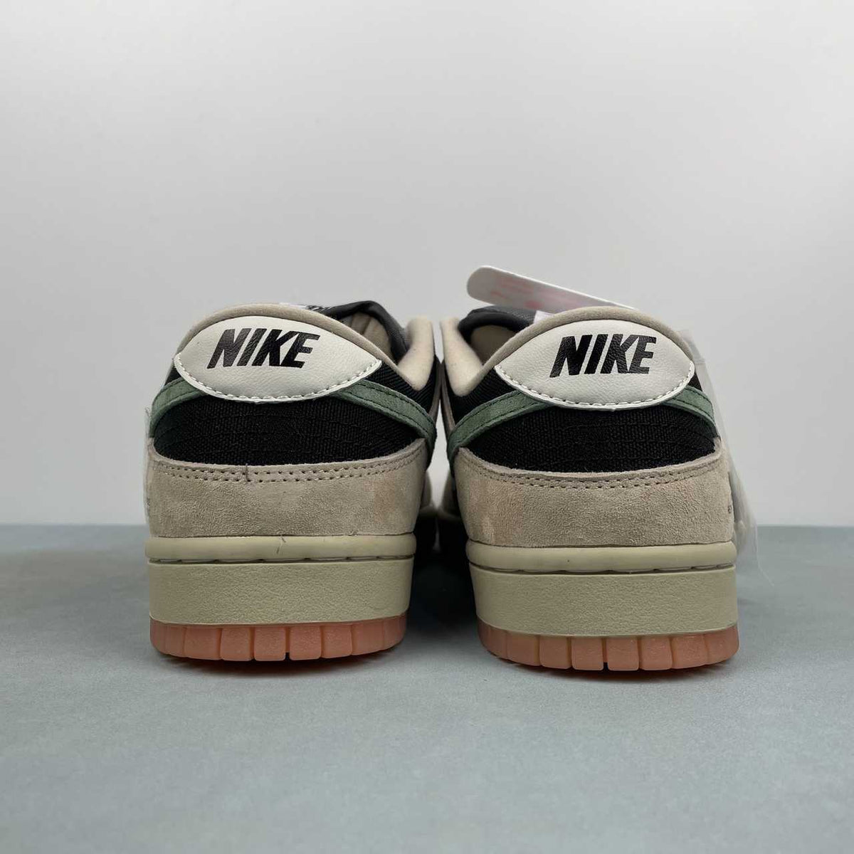 Nike Dunk Low Sneakers - Beige, Black & Sage Green  HJ0367-200