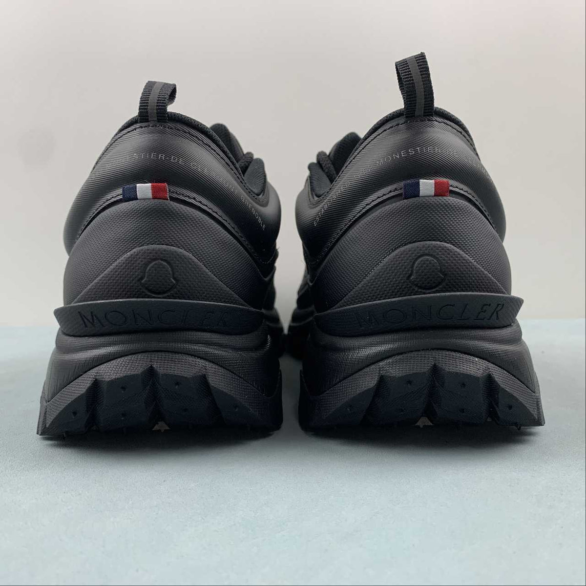 HOKA Moncler Black Low-Top Sneakers