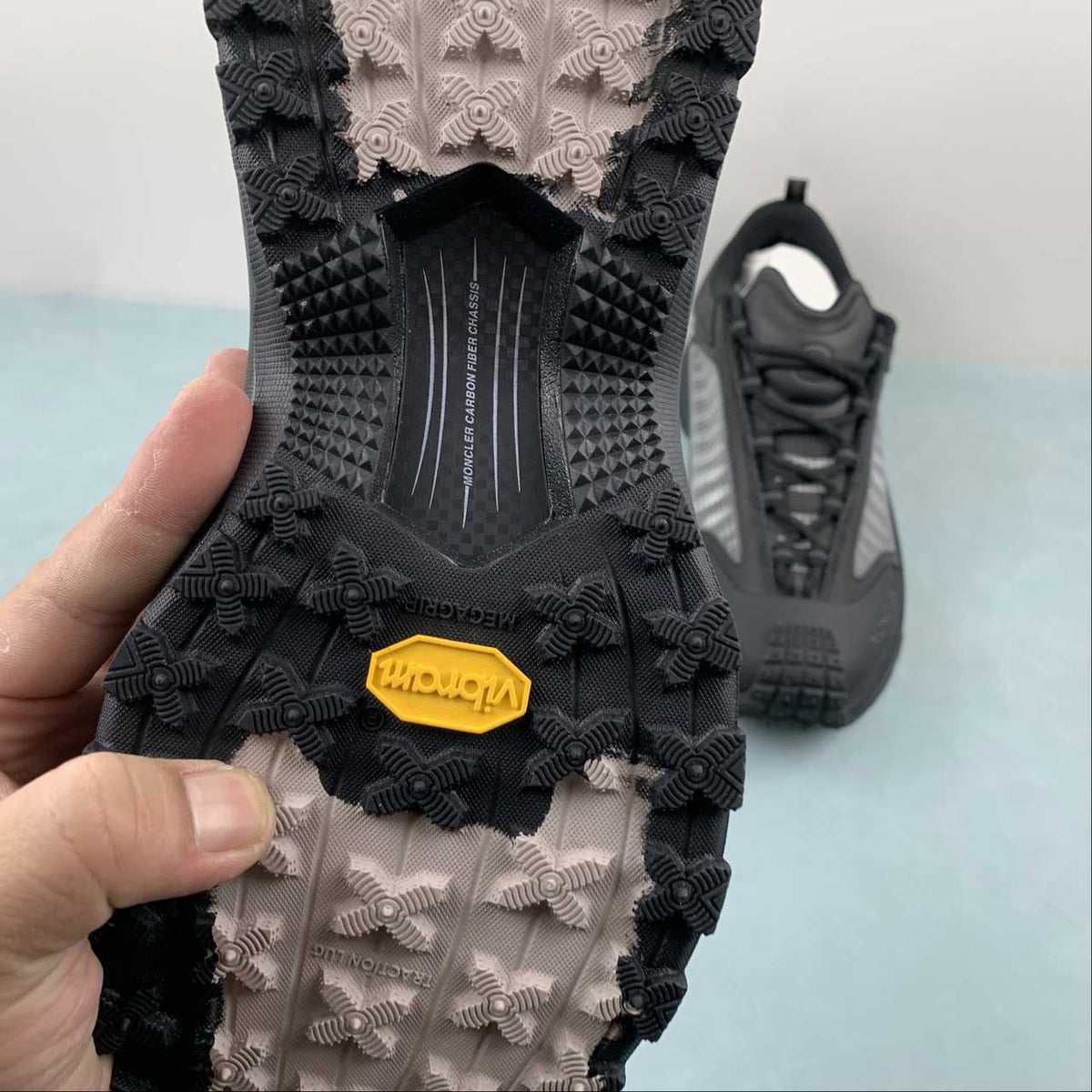 HOKA Moncler Black Low-Top Sneakers