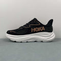 HOKA Clifton 10 Sneakers – Black & Bronze