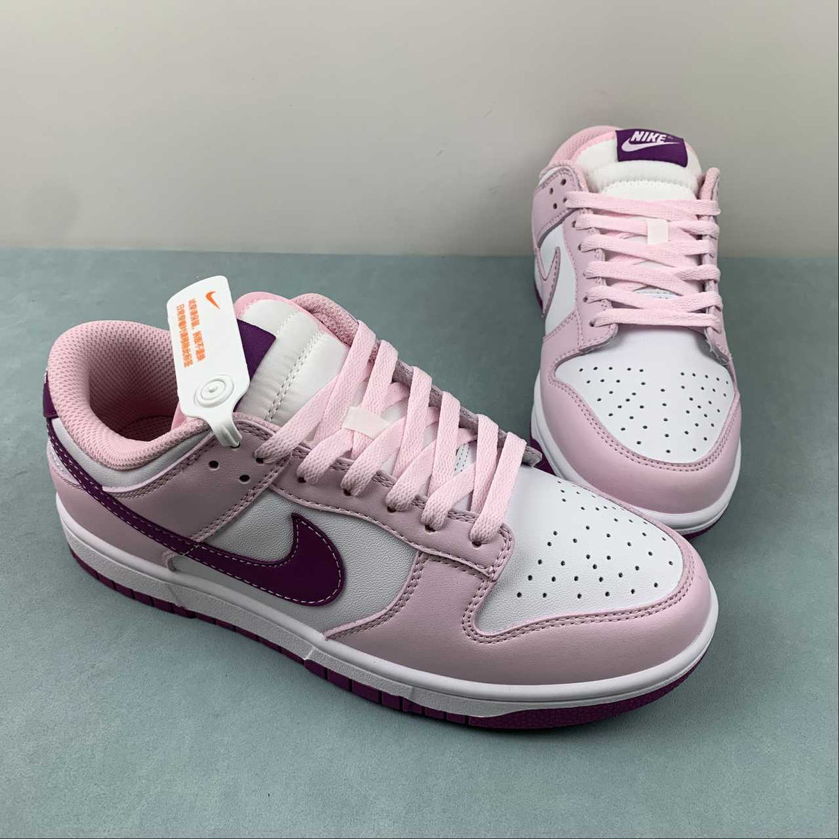 Nike Dunk Low – Pink, White & Purple  FB9109-104