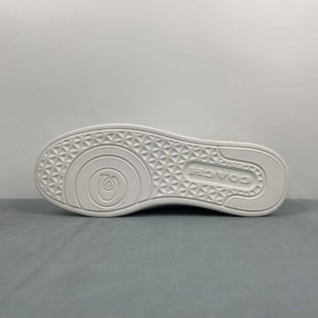 COACH White Signature Low-Top Sneakers